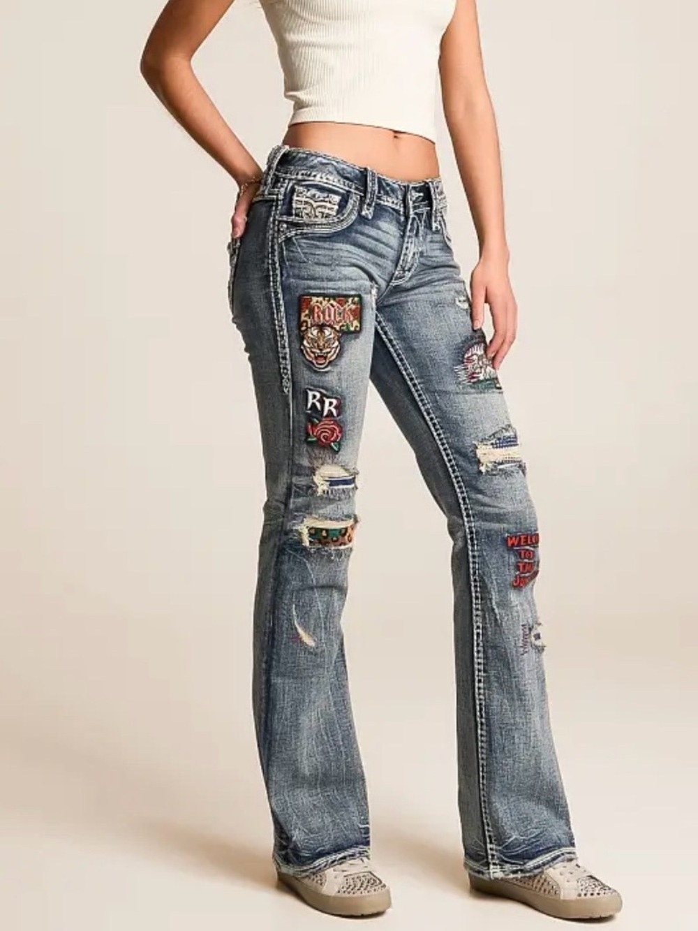 Rock Revival Lula Low Rise Stretch Boot Jeans - Collector’s Edition